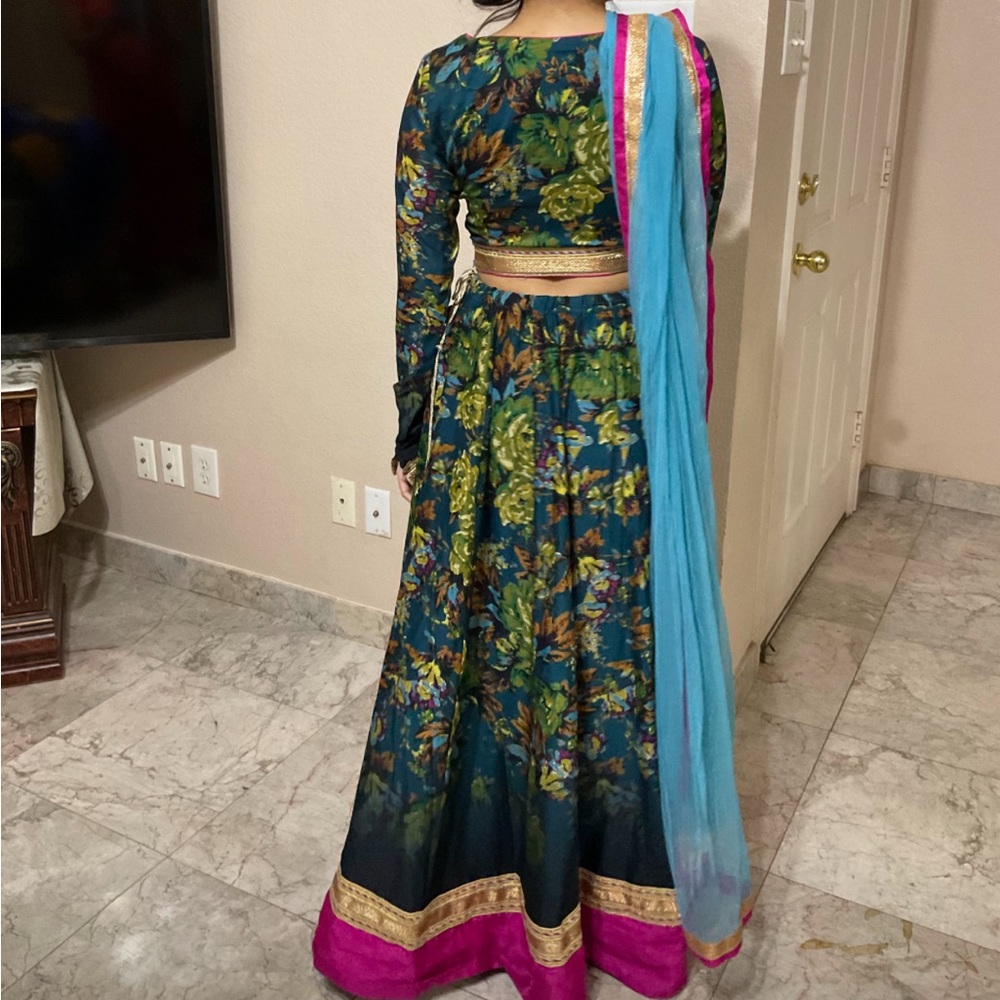 Multicolored Indian Lehenga